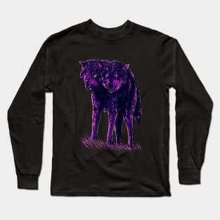 wolves 2head Long Sleeve T-Shirt